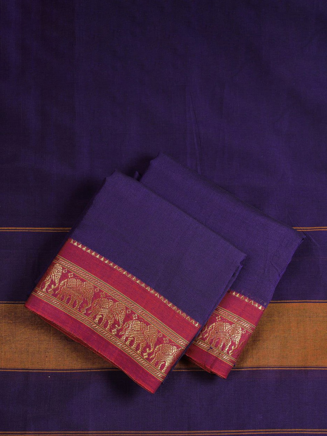 

iTokri Pure Cotton Unstitched Dress Material, Purple