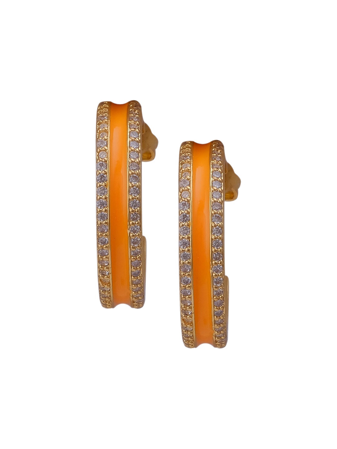 

EL JOYERO Contemporary Studs Earrings, Gold