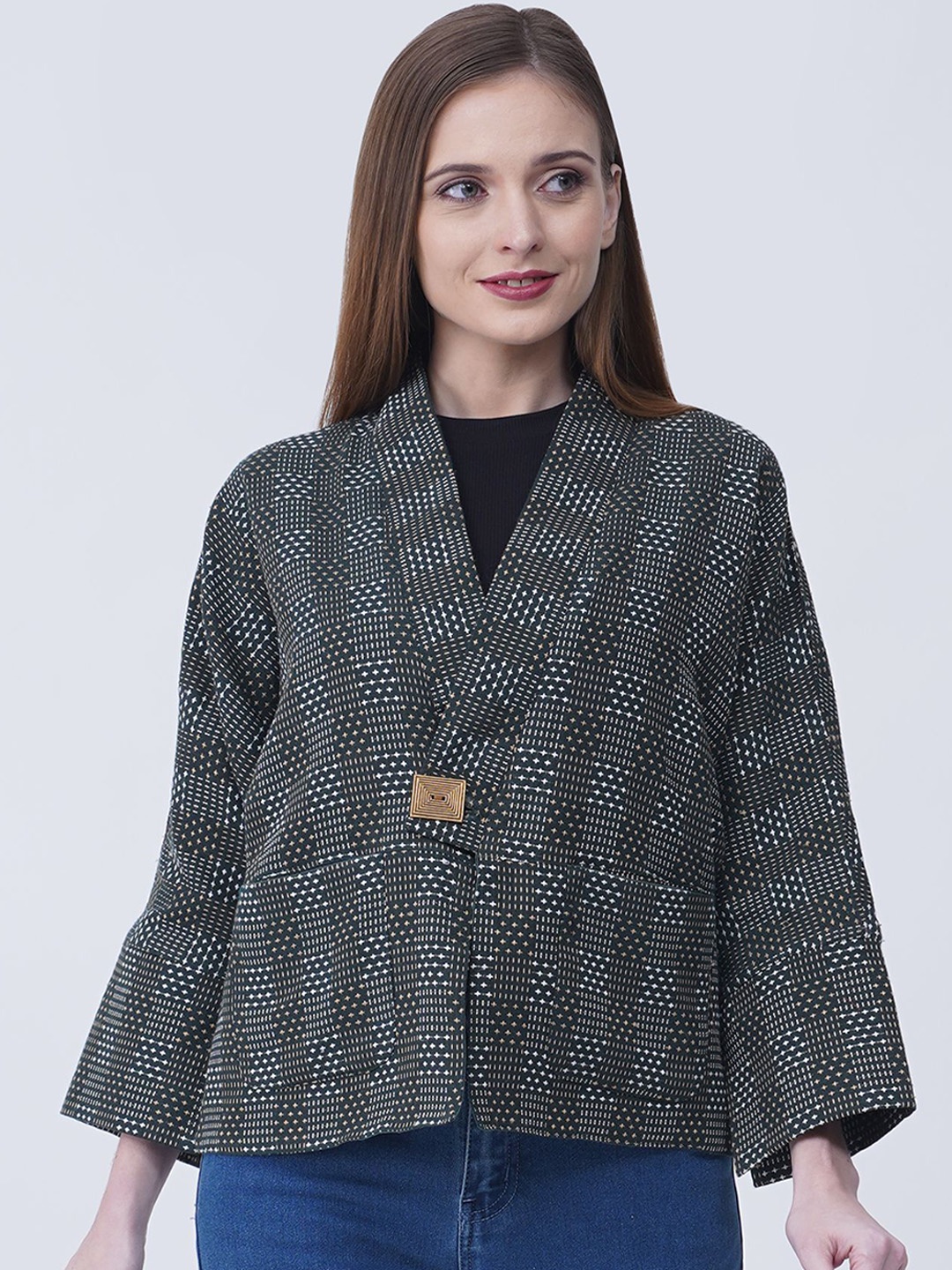 

SZN Self-Designed Overcoat, Green
