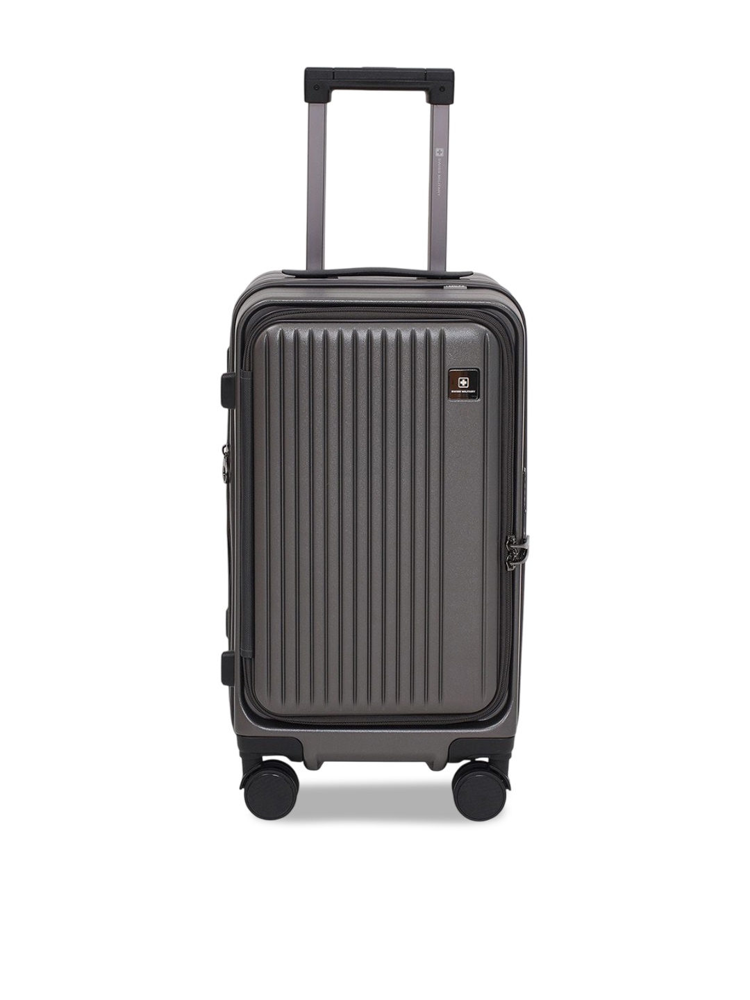

SWISS MILITARY Hard Sided Trolley Bag, Grey
