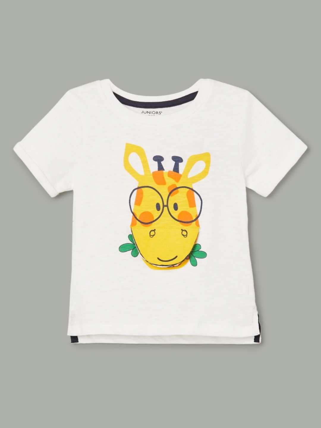 

Juniors by Lifestyle Boys Printed Applique T-shirt, Off white