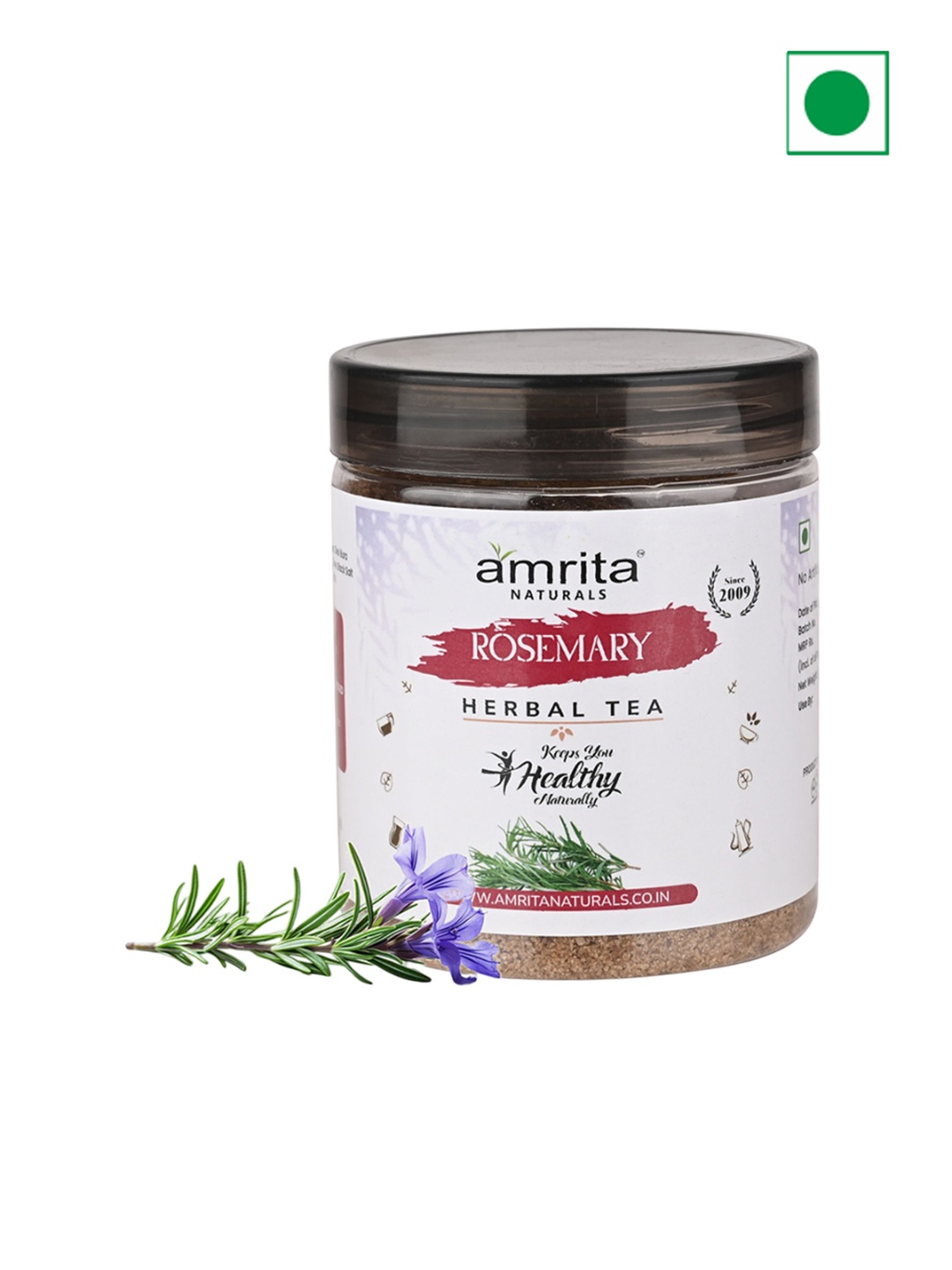 

Amrita Naturals Rosemary Herbal Tea - 200 g, Rose