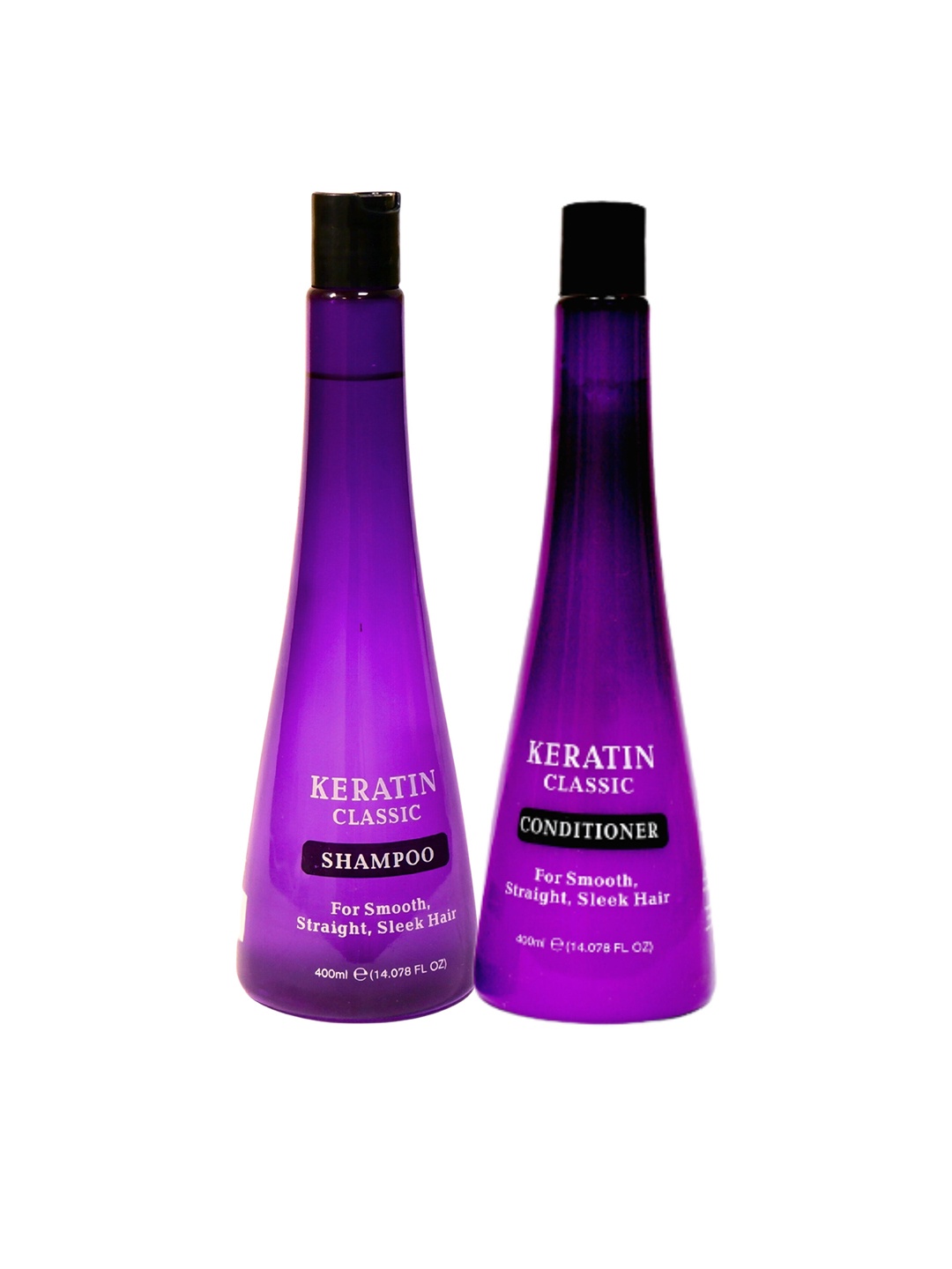 

XPEL MARKETING UK Set Of 2 Keratin Shampoo & Conditioner - 400 ml Each, Transparent