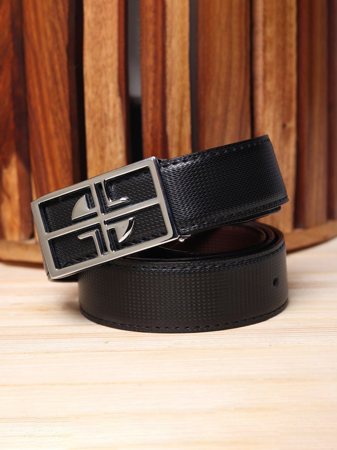 

Killer Men Textured Reversible Belt, Black