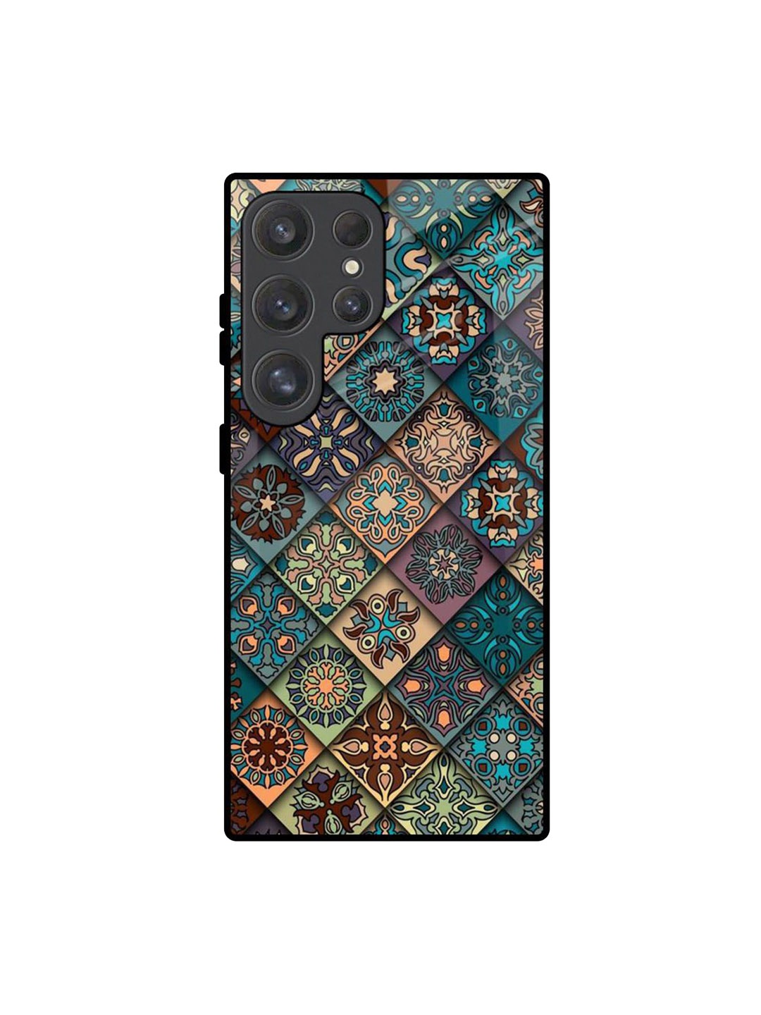 

QRIOH Quirky Printed Samsung Galaxy S25 Ultra Back Case Mobile Accessories, Blue