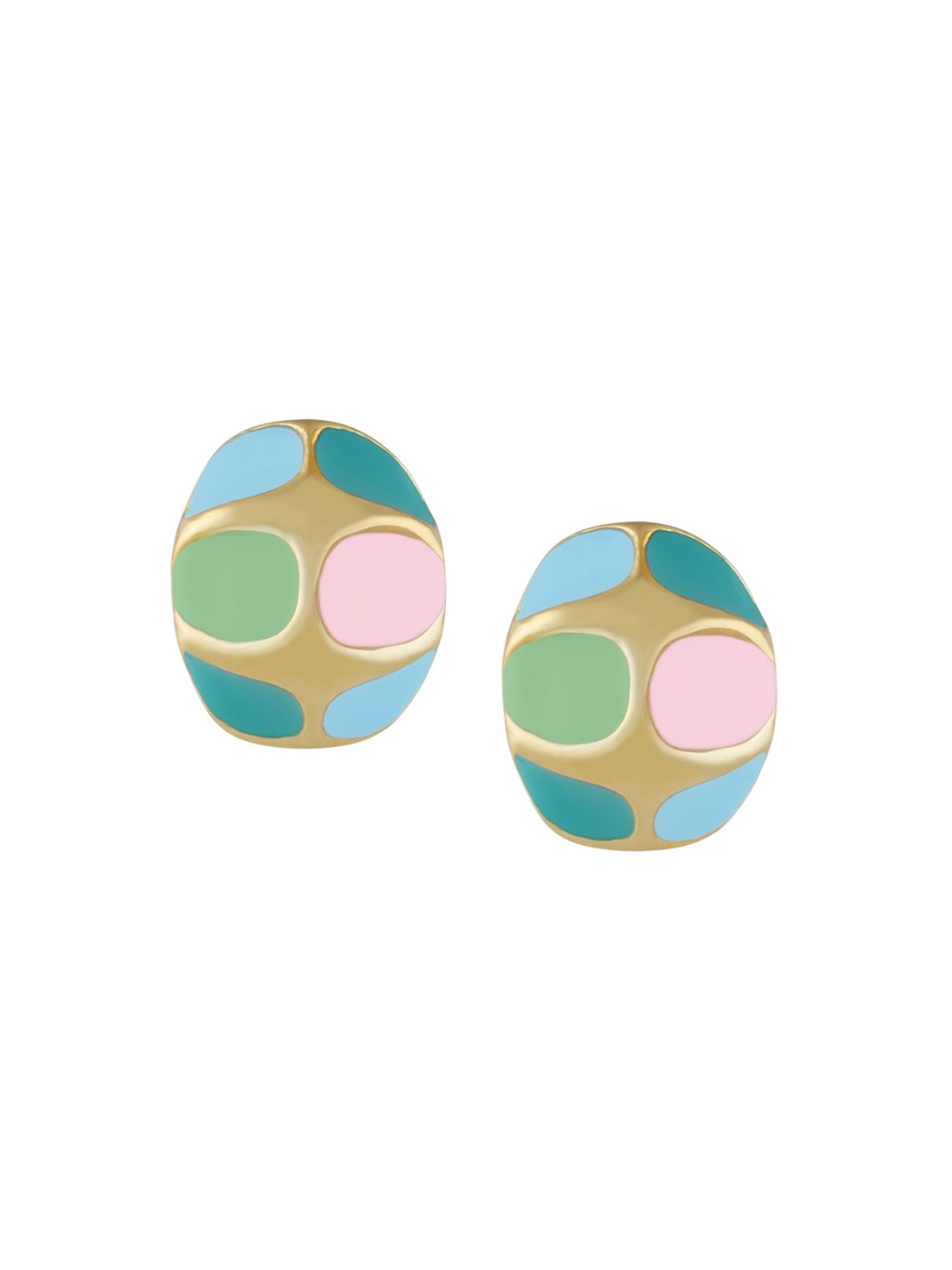 

Zaveri Pearls Contemporary Studs Earrings, Multi