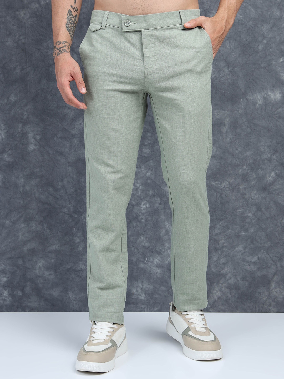 

Moda Rapido Men Brooklyn Trousers, Sea green