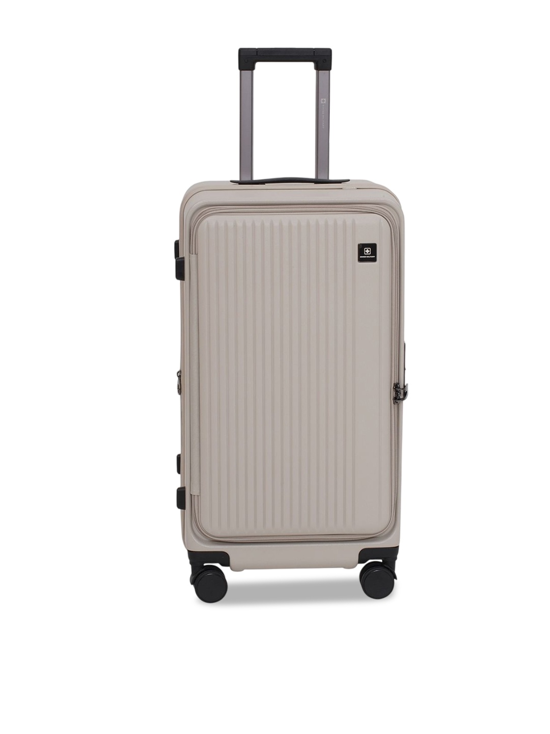 

SWISS MILITARY JADE Hard Sided Medium Trolley Bag, Cream