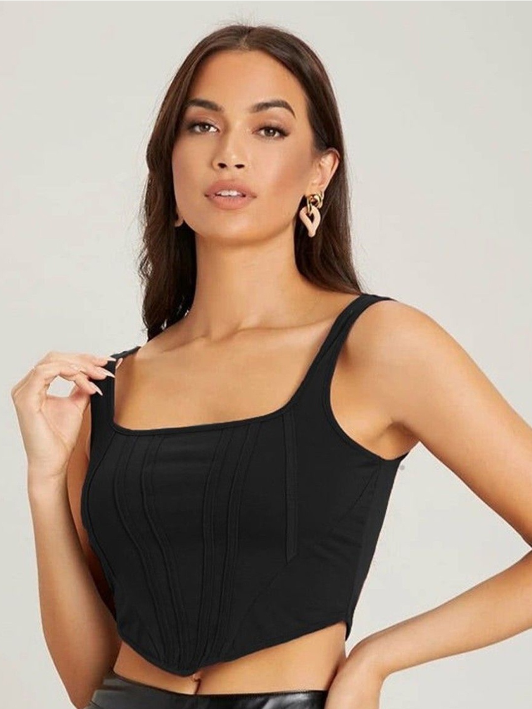 

NiloBerry Crop Top, Black
