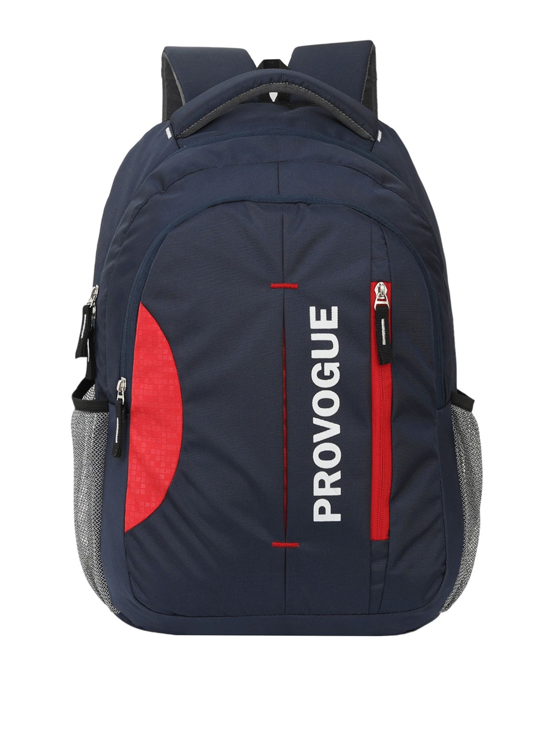 

Provogue Unisex Embroidered Backpack, Blue