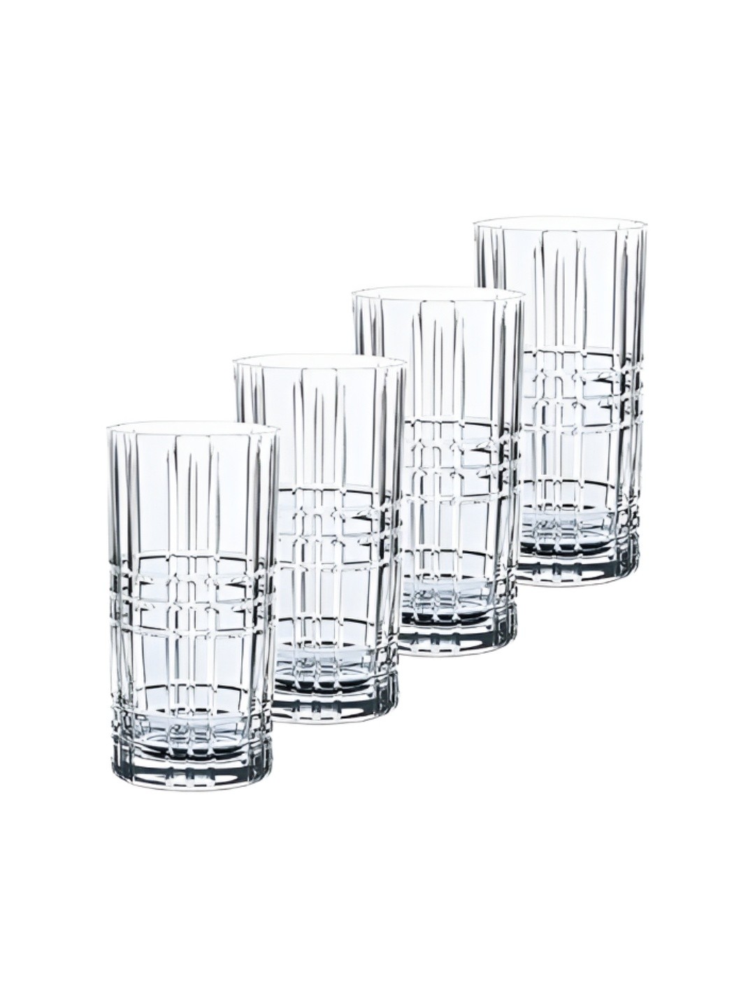 

Nachtmann Square Longdrink Glass Set Of 4, Transparent