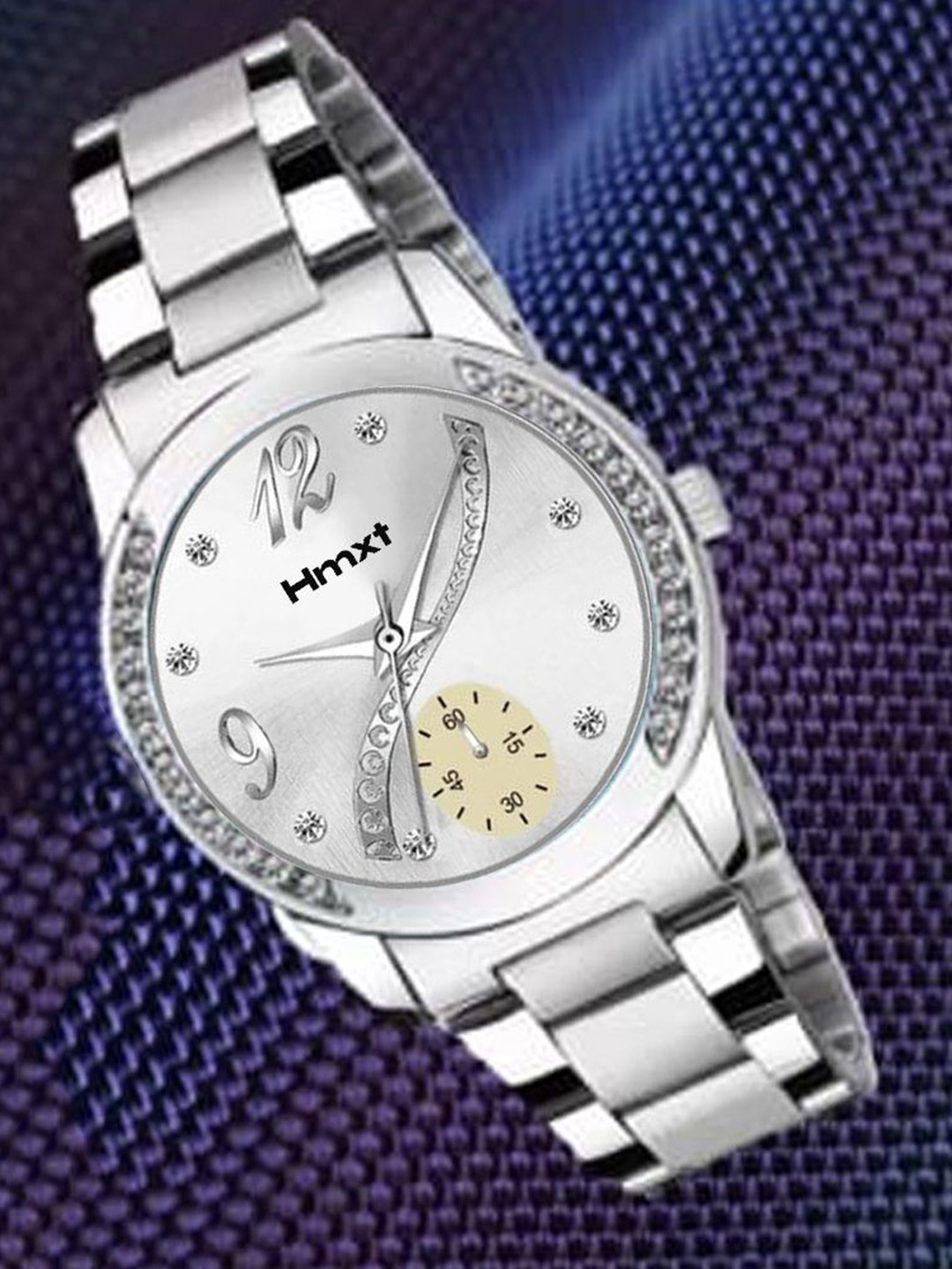 

HMXT Women Dial & Stainless Steel Straps Analogue Watch HMXT-151, White