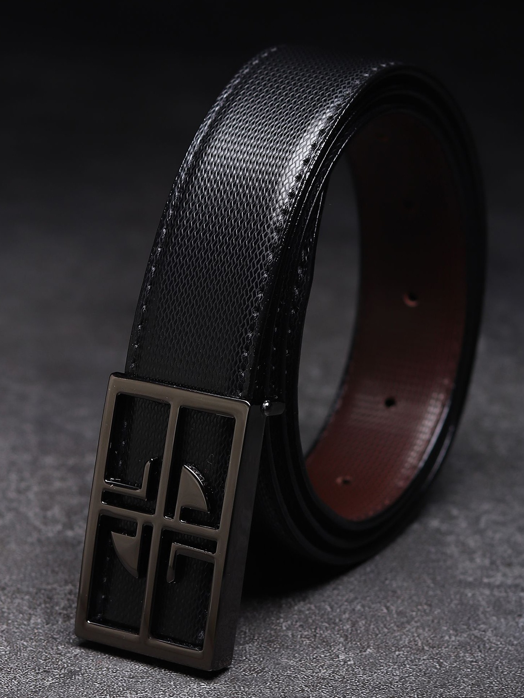 

Killer Men Textured Reversible Belt, Black