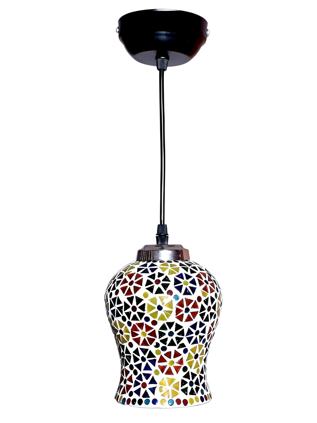 

GAUVIK Green & Blue Printed Ceiling Lamp
