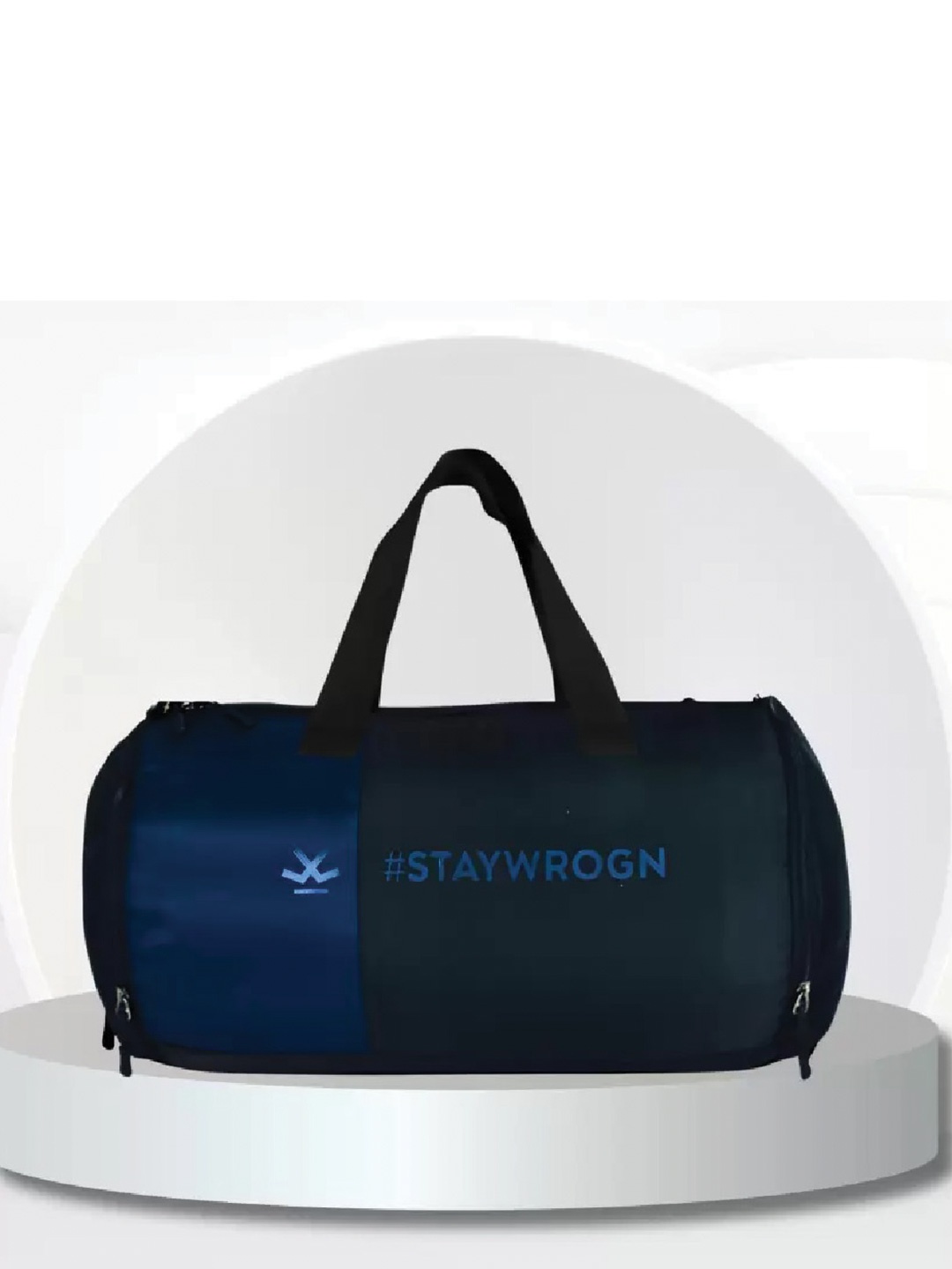 

WROGN Small Foldable Sports or Gym Duffel Bag, Navy blue
