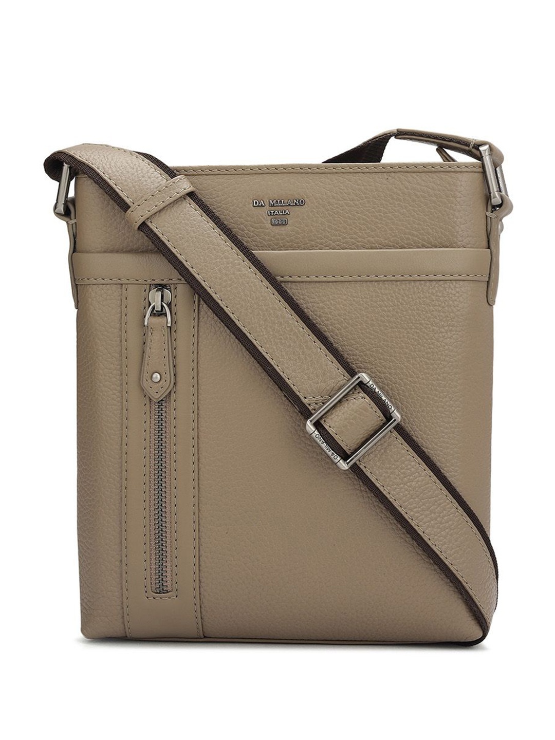 

Da Milano Men Messenger Bag, Grey