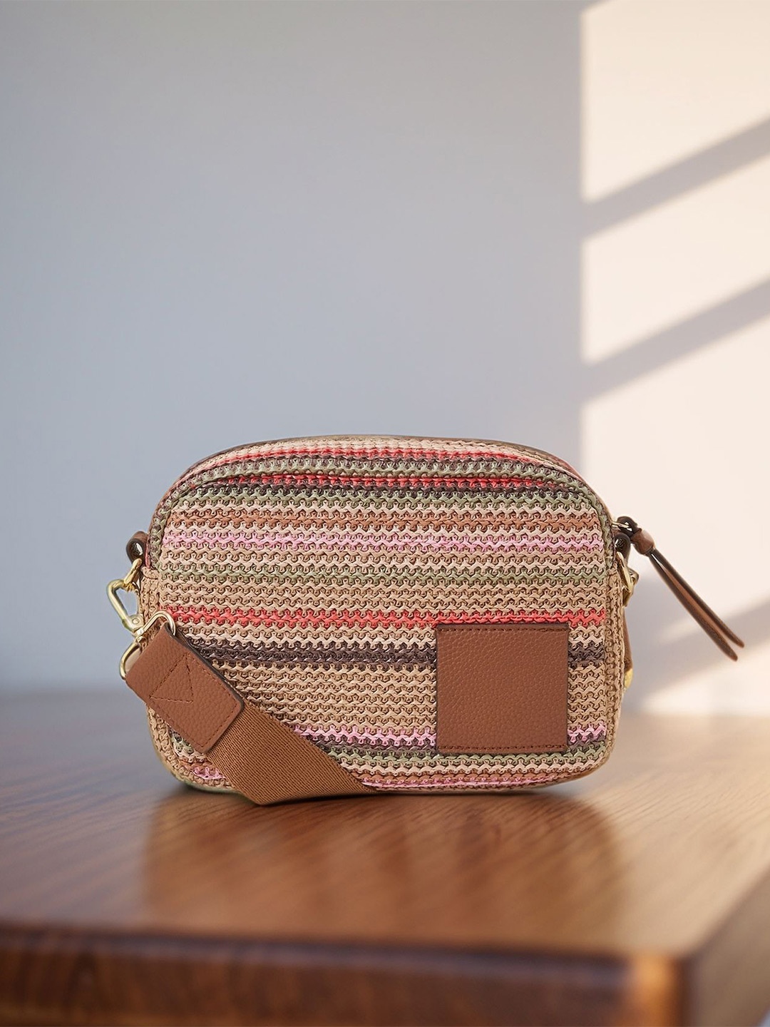 

Accessorize PU Bucket Sling Bag, Multi