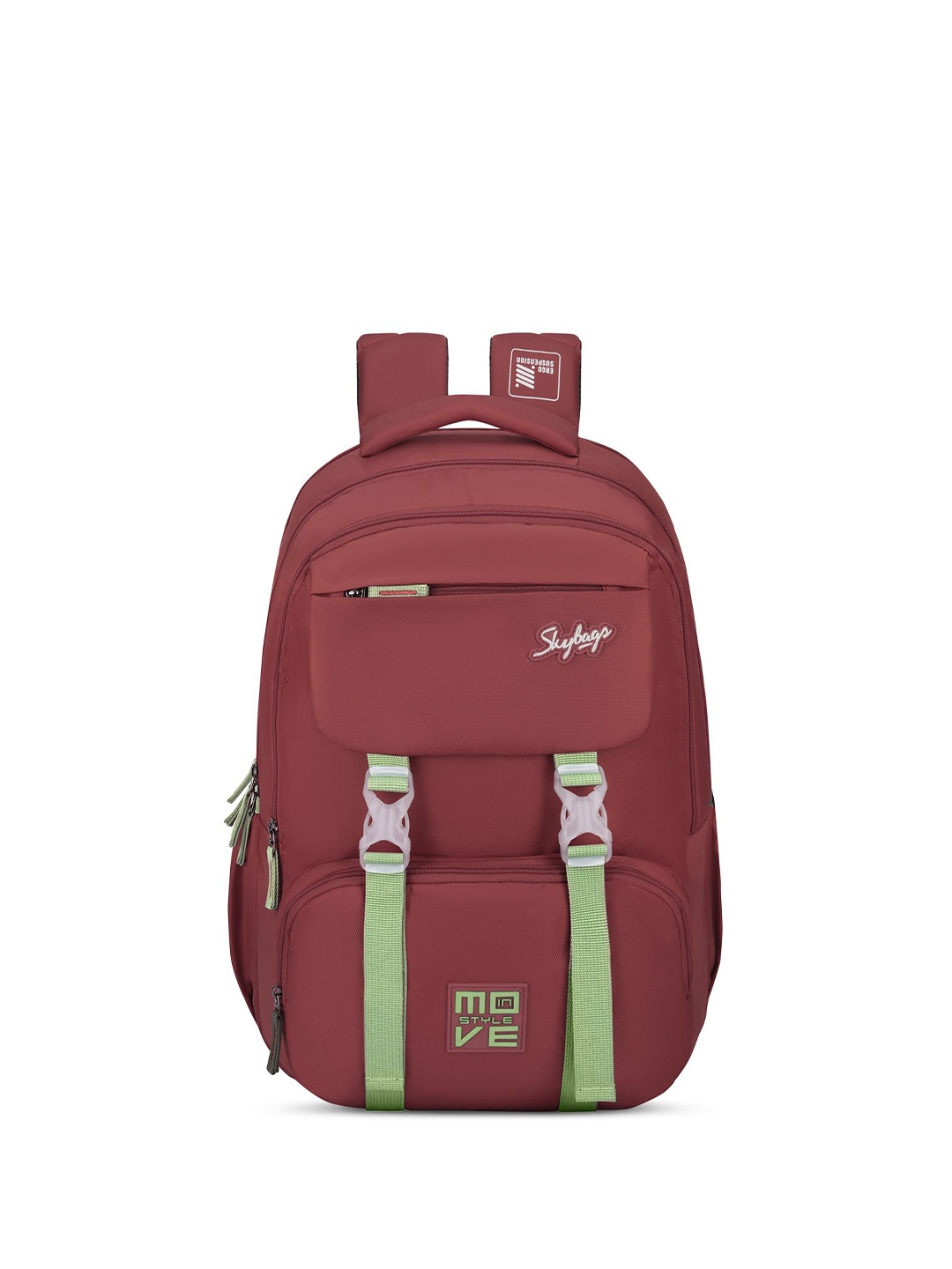 

Skybags Sonic Pro 01 Hot Box Unisex Kids Maroon Backpack