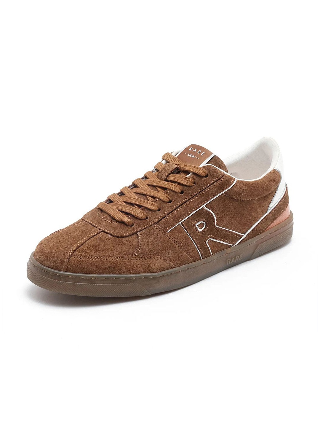 

RARE RABBIT Men Suede Sneakers, Tan