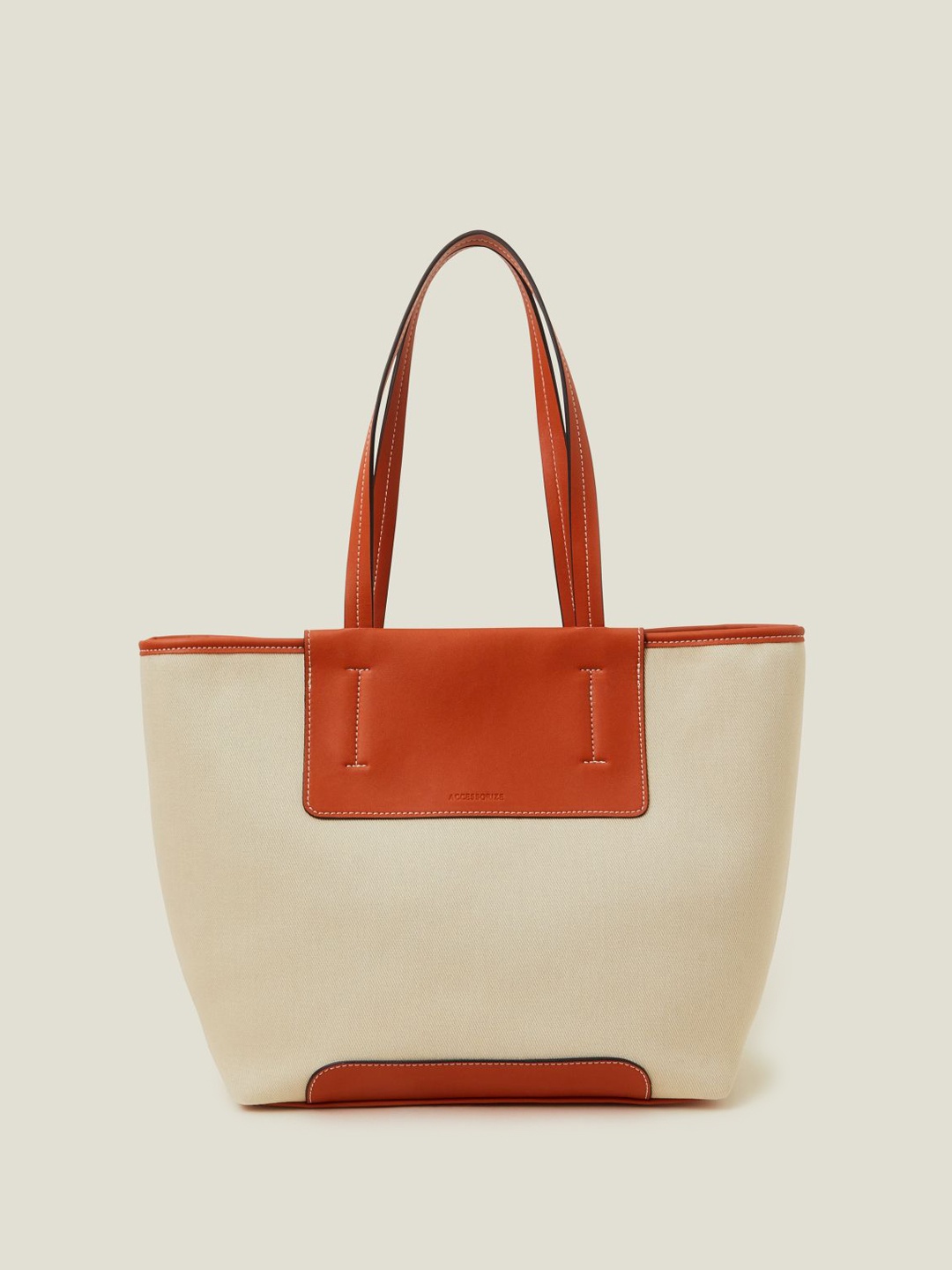 

Accessorize Colourblocked Oversized Structured Tote Bag with Quilted, Multi