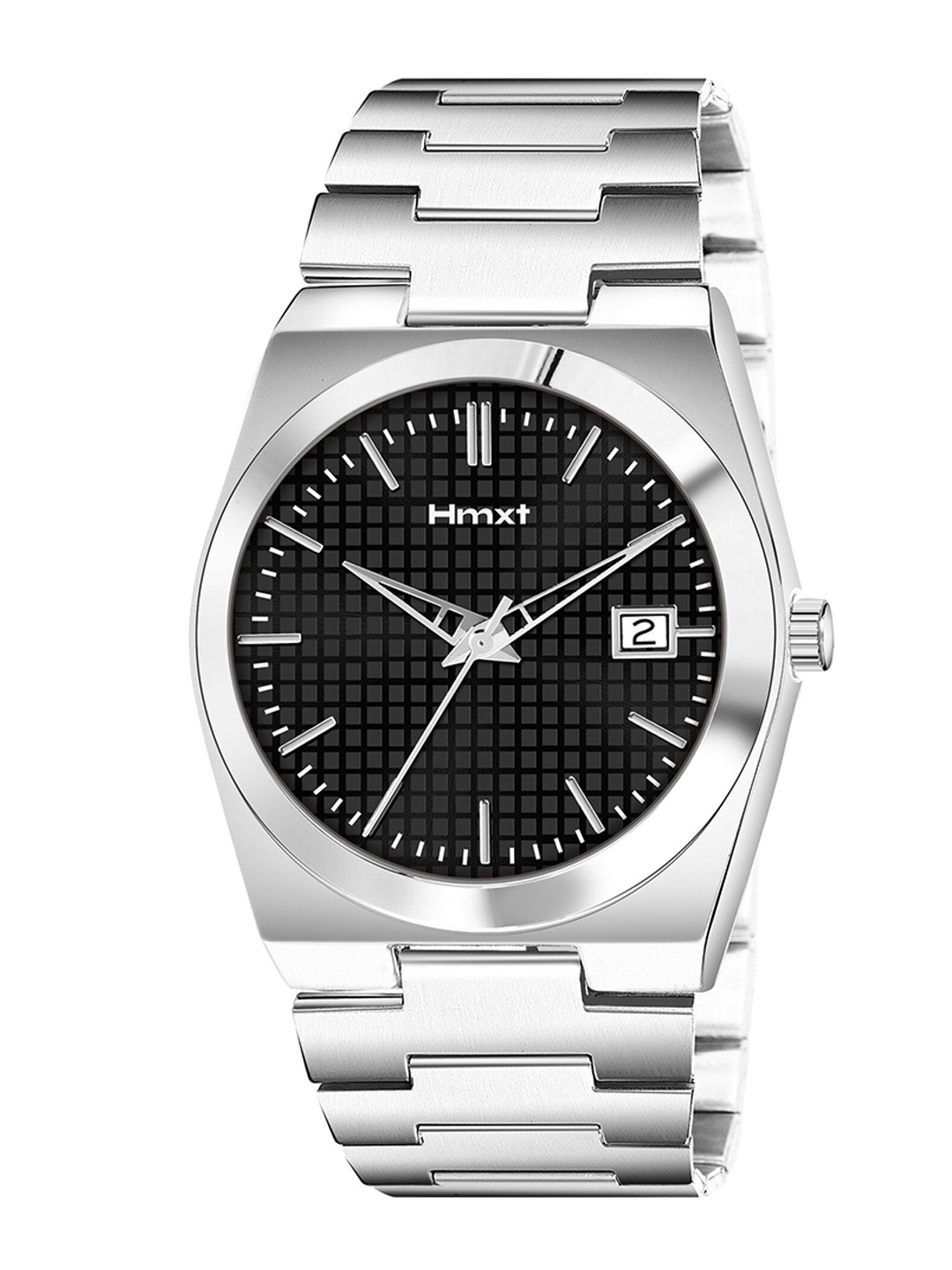 

HMXT Men Printed Dial & Stainless Steel Straps Analogue Watch HMXT-154, Black