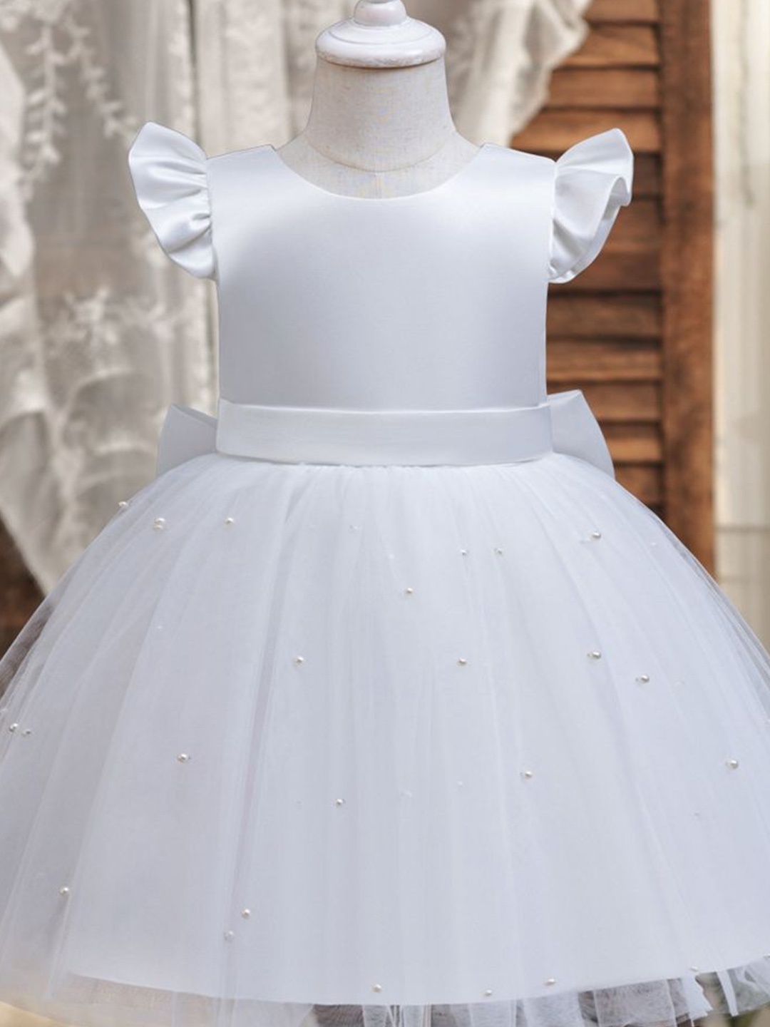 

LULU & SKY Fit & Flare Dress, White