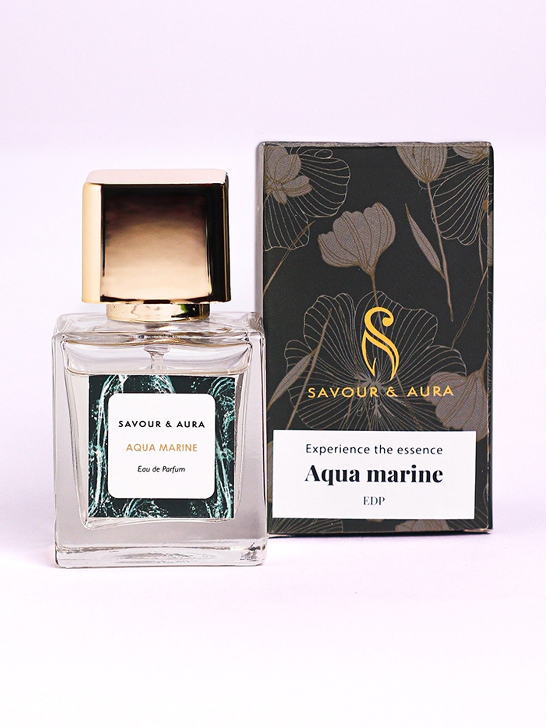 

SAVOUR AND AURA Aqua Marine Long Lasting Eau De Parfum- 50 ml, Transparent