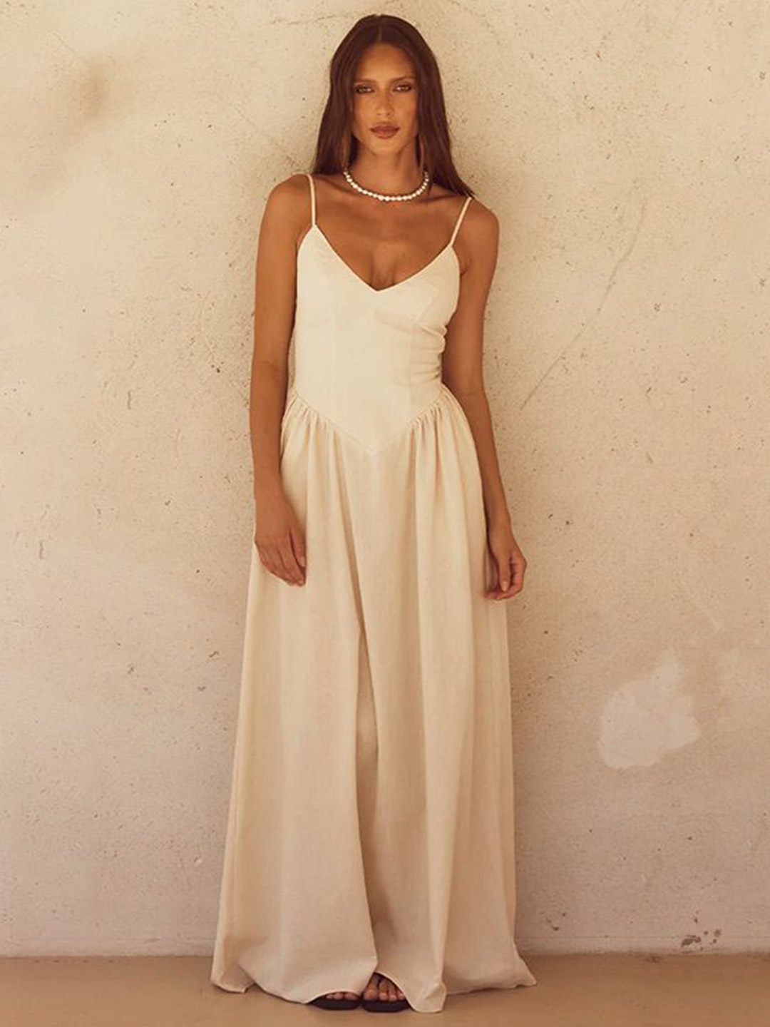 

MIAKEE Maxi Dress, Cream