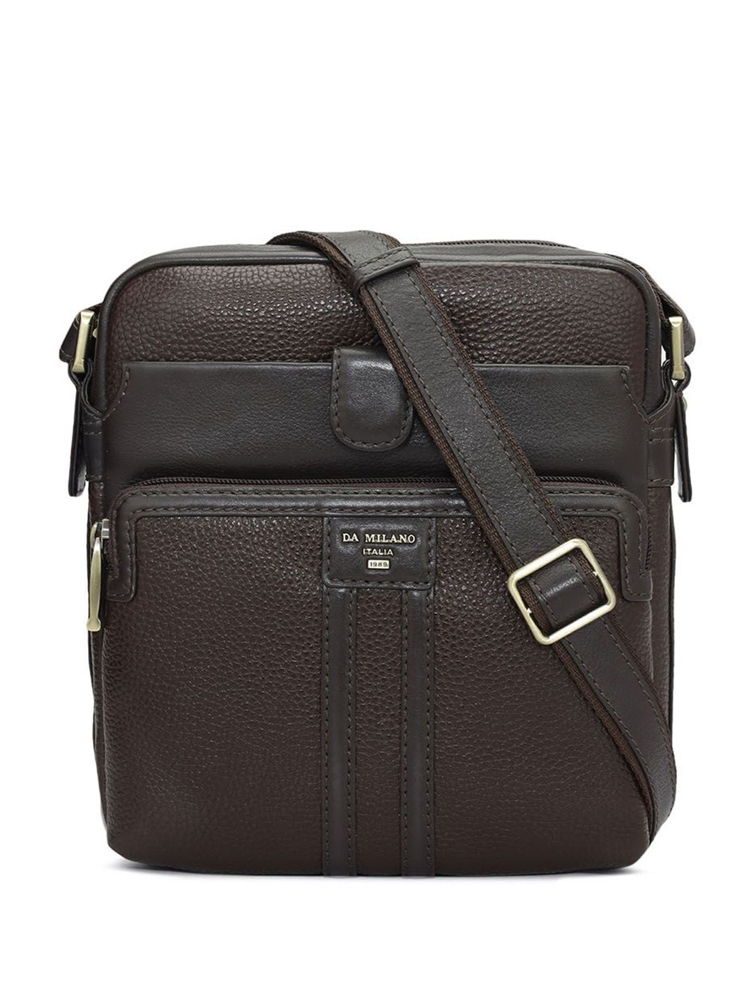 

Da Milano Men Messenger Bag, Brown