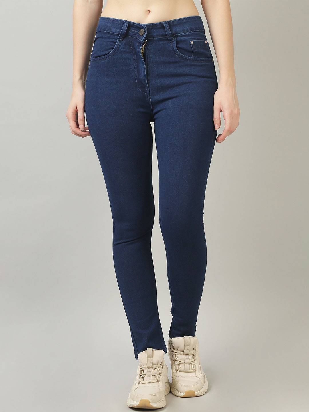 

GOLD-D.A. FASHION Women Original Skinny Fit Jeans, Blue