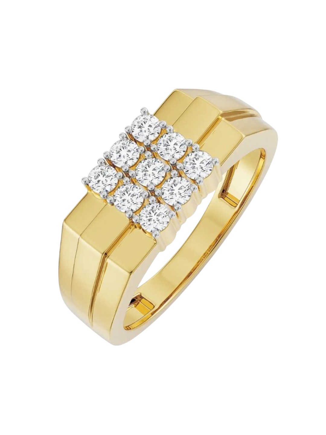 

Emori Arthur Diamond Ring for Men, Gold