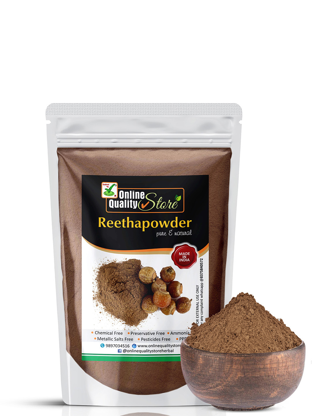 

Online Quality Store Ritha Powder For Hair - 300g, Beige
