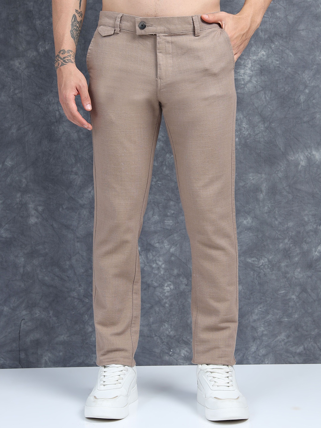 

Moda Rapido Men Brooklyn Trousers, Brown