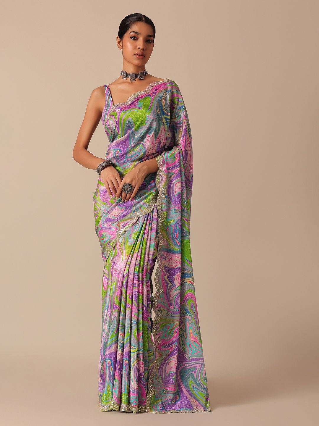 

KALKI Fashion Ready To Wear Saree, Purple