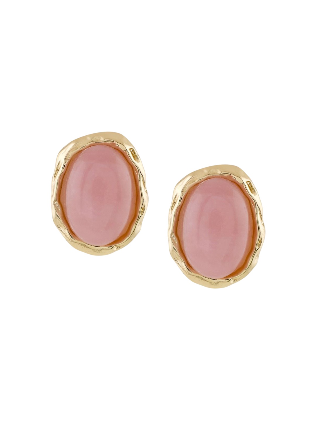 

Zaveri Pearls Contemporary Studs Earrings, Pink