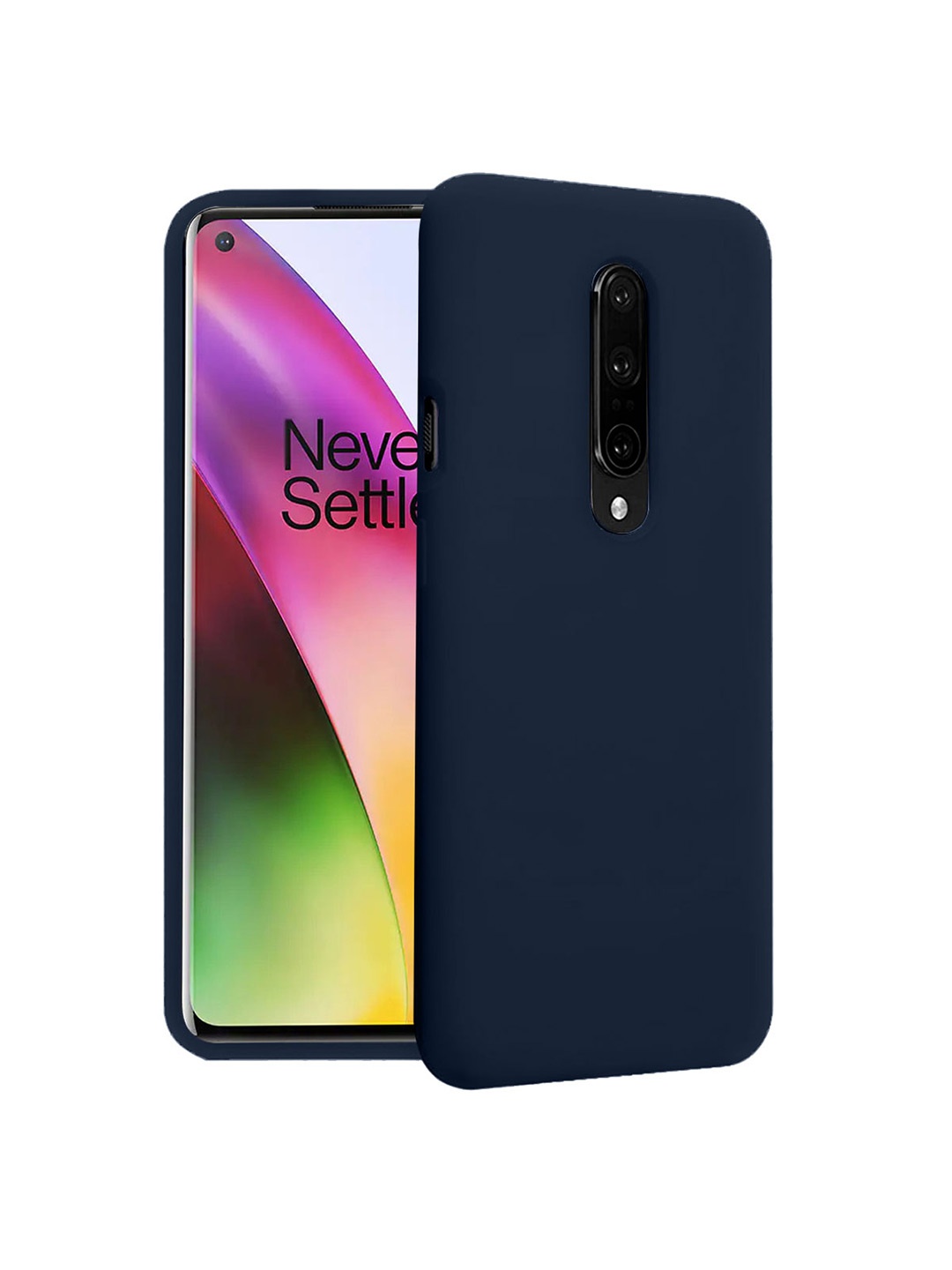 

LIRAMARK Solid Printed OnePlus 8 Back Case Mobile Accessories, Blue