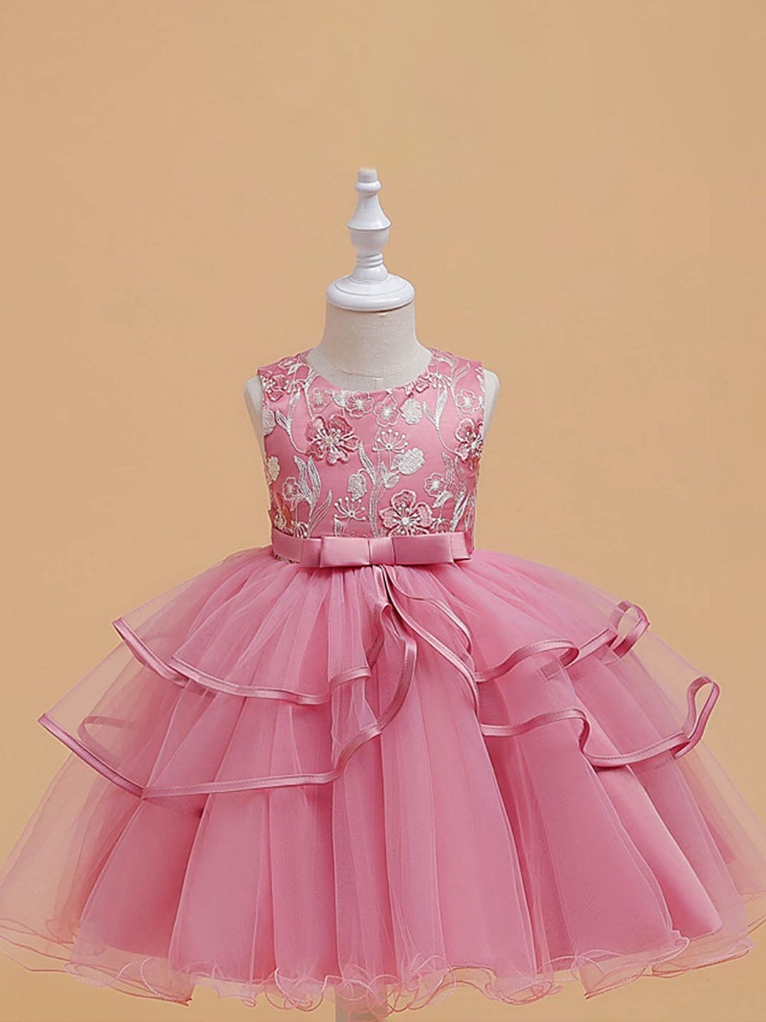 

LULU & SKY Fit & Flare Dress, Pink