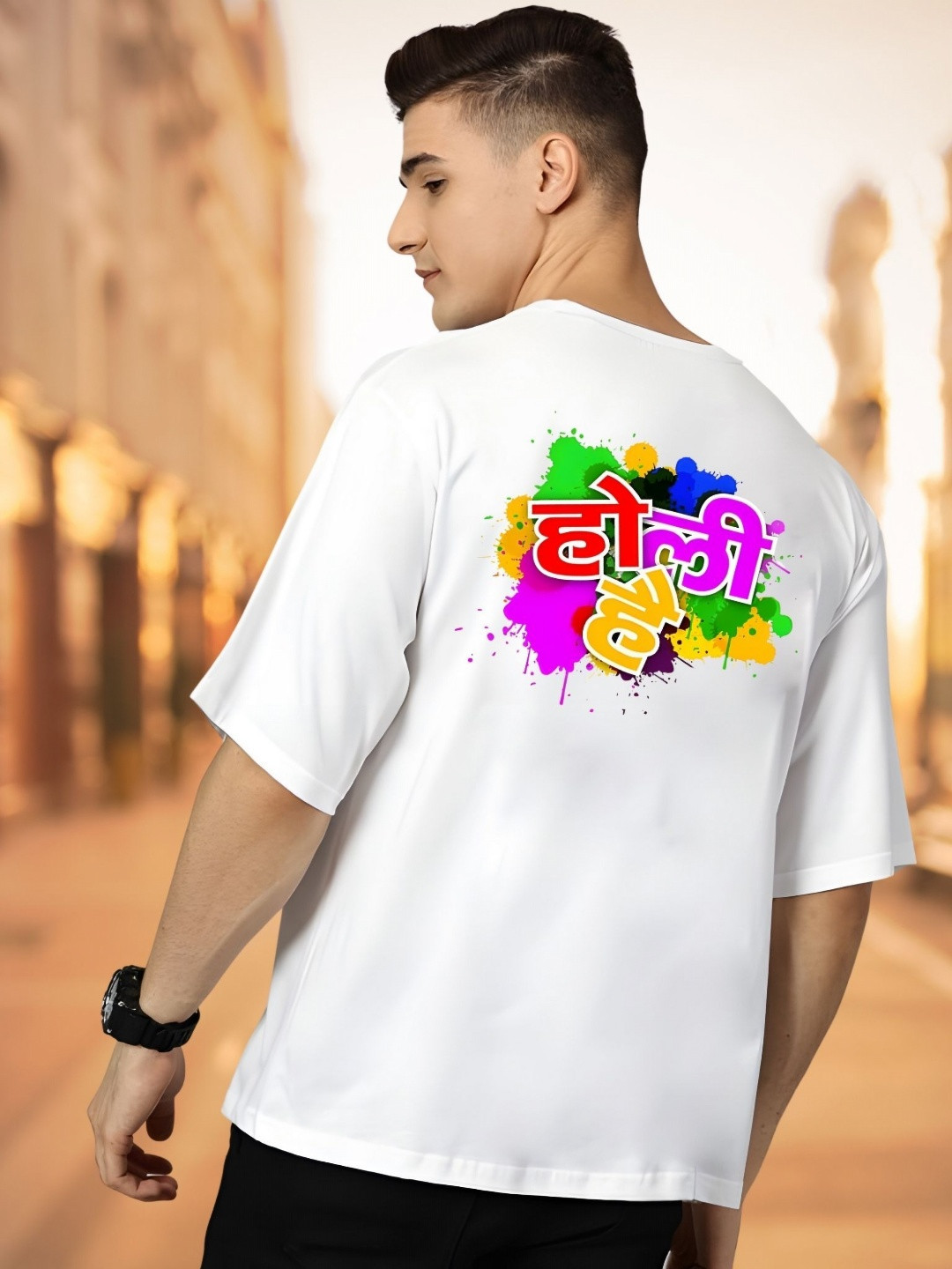 

Moda Rapido Men T-shirt, White