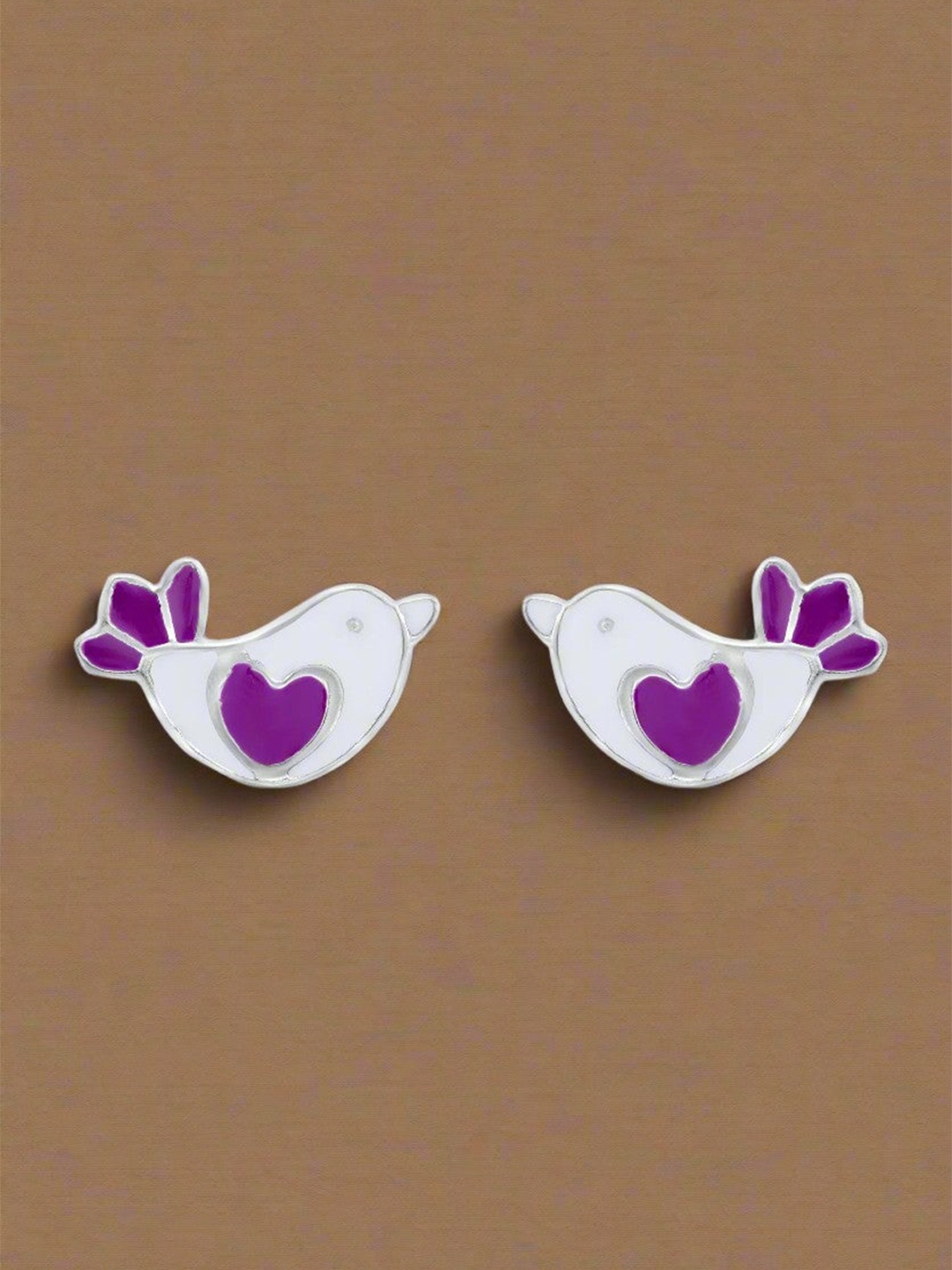 

Nipura Animal Shaped Studs Earrings, Purple