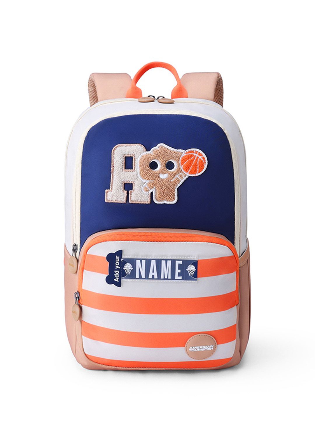 

AMERICAN TOURISTER Unisex Kids Geometric Backpack, Beige