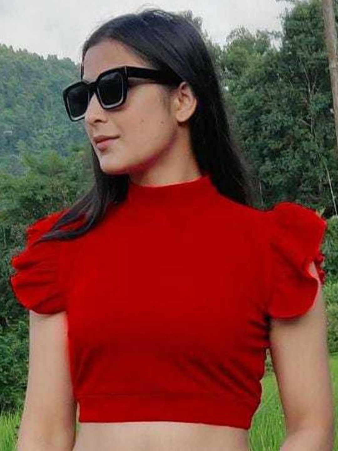 

NiloBerry Crop Top, Red