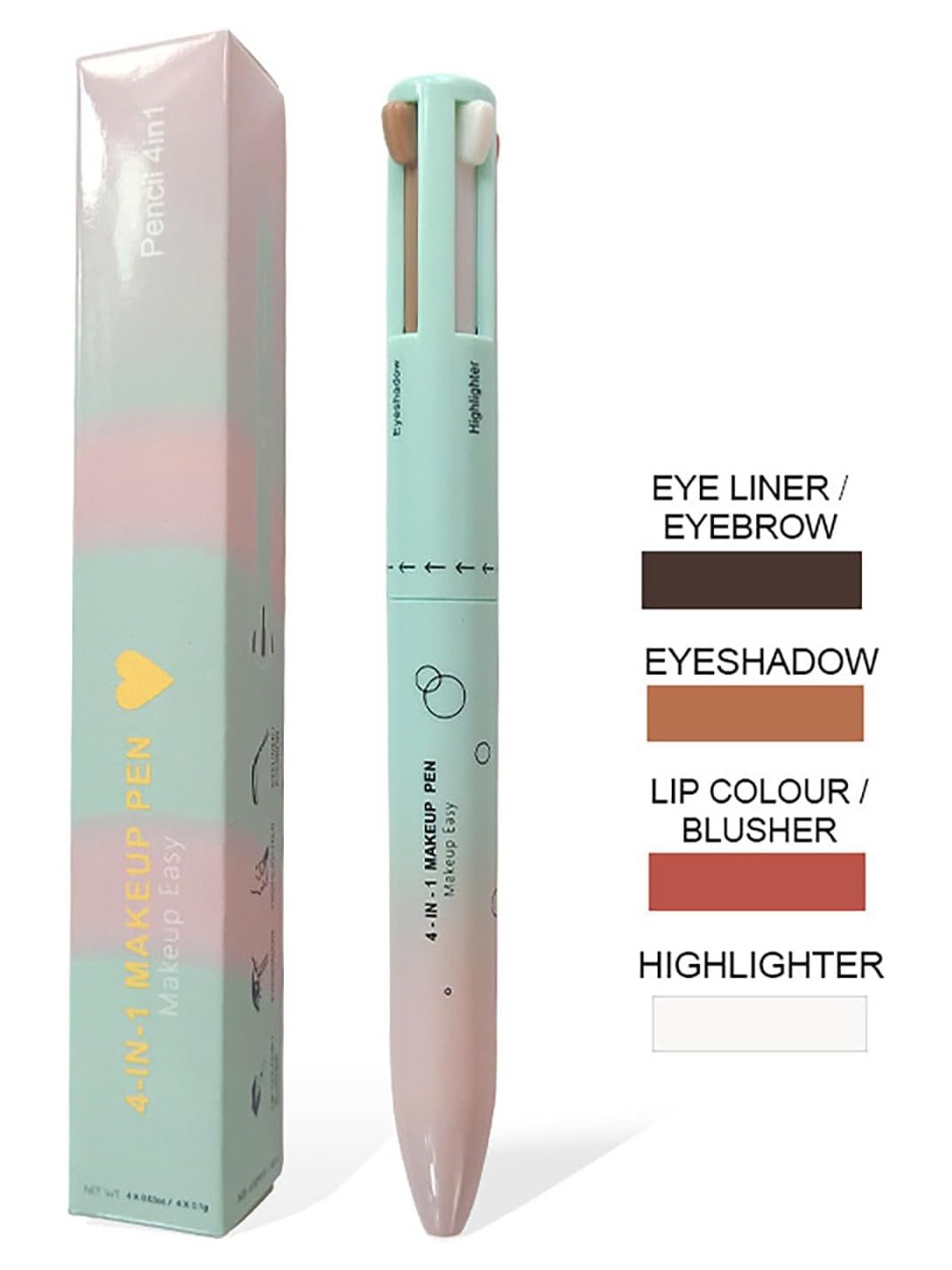 

VBA 4 In 1 Long Lasting Makeup Pen, Brown