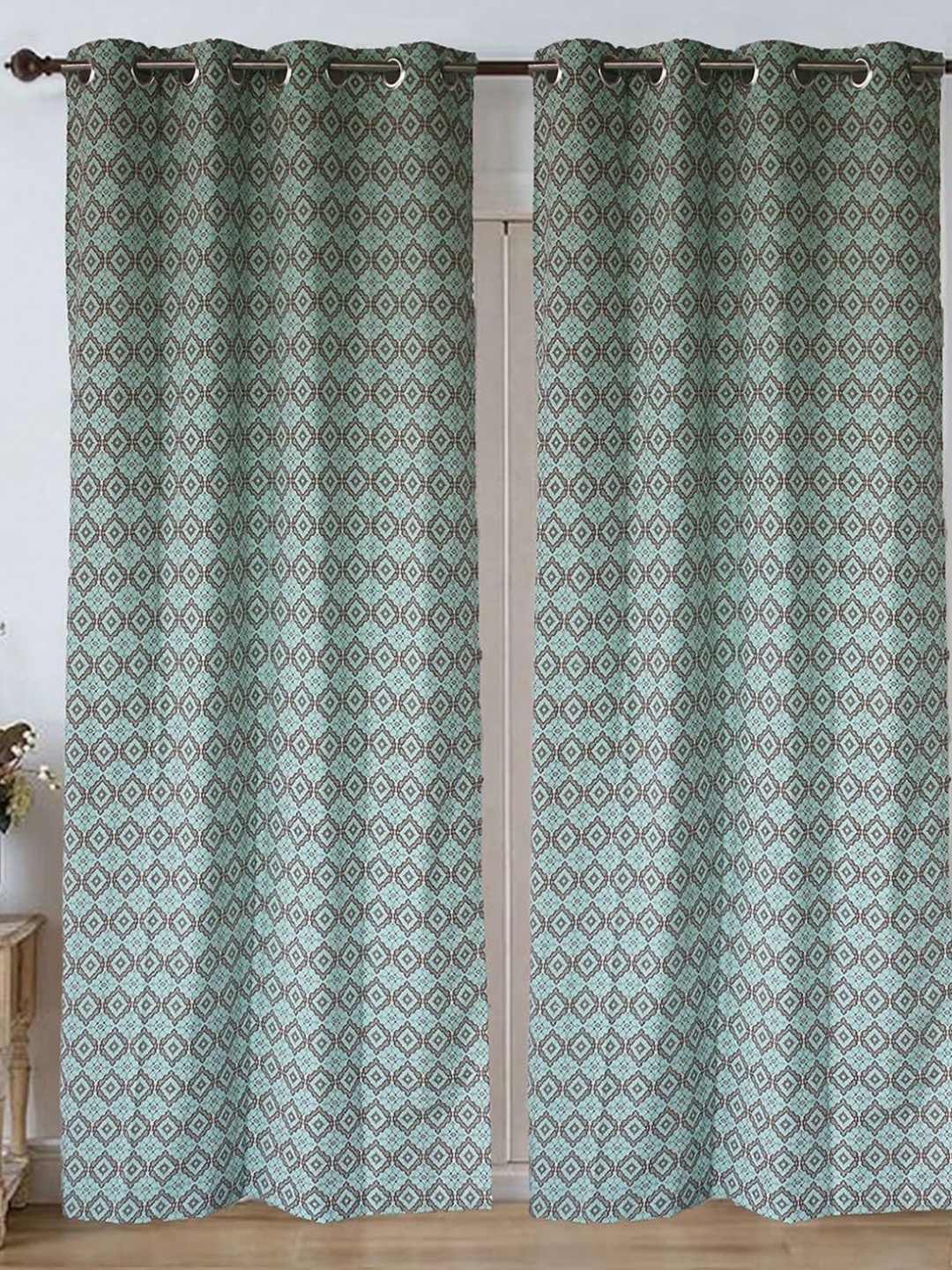 

Dekor World Beige Set of 2 Door Curtain