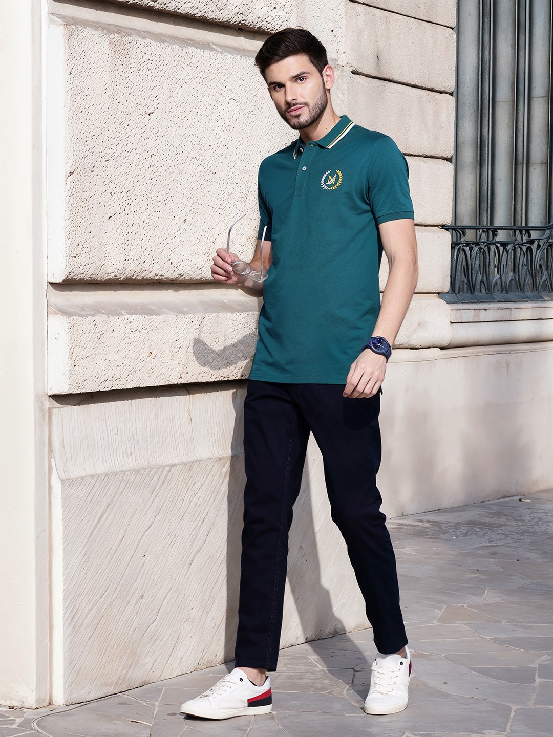 

Nautica Polo Collar Pure Cotton T-shirt, Blue