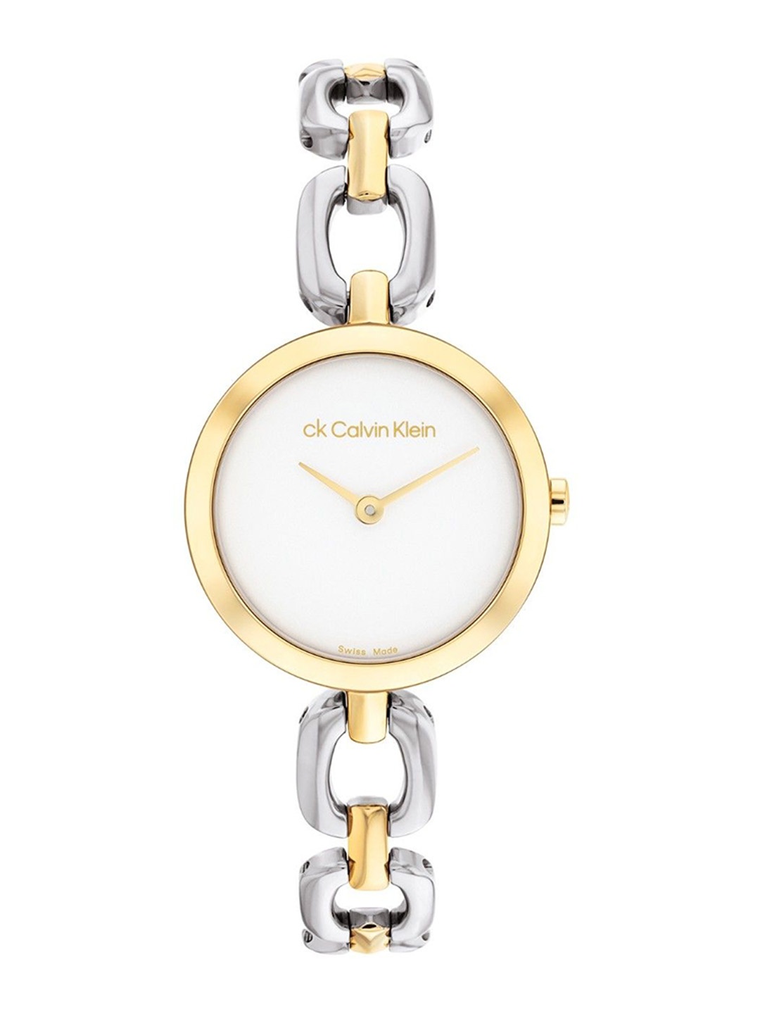 

Calvin Klein Women Dial & Stainless Steel Bracelet Style Straps Analogue Watch 25000008, White