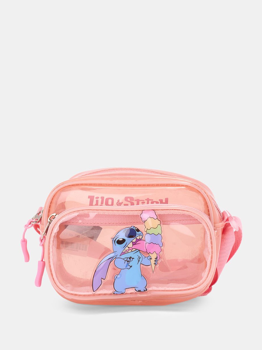 

Pantaloons Junior PU Structured Sling Bag, Pink