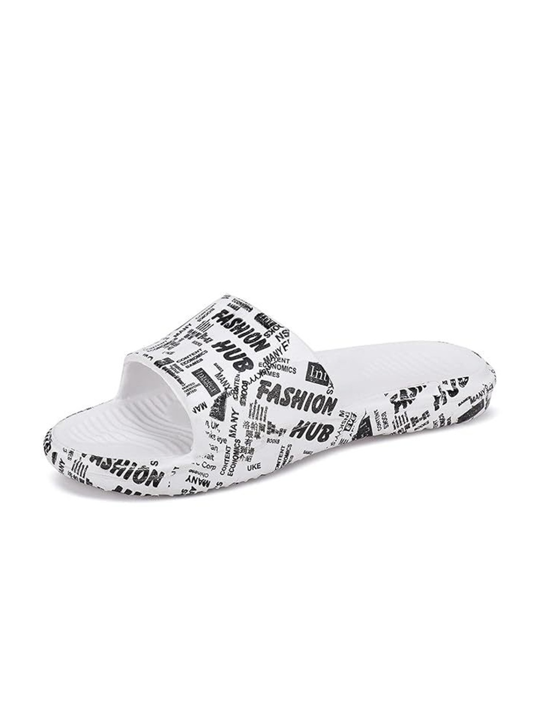 

DRACKFOOT Men Printed Sliders, White