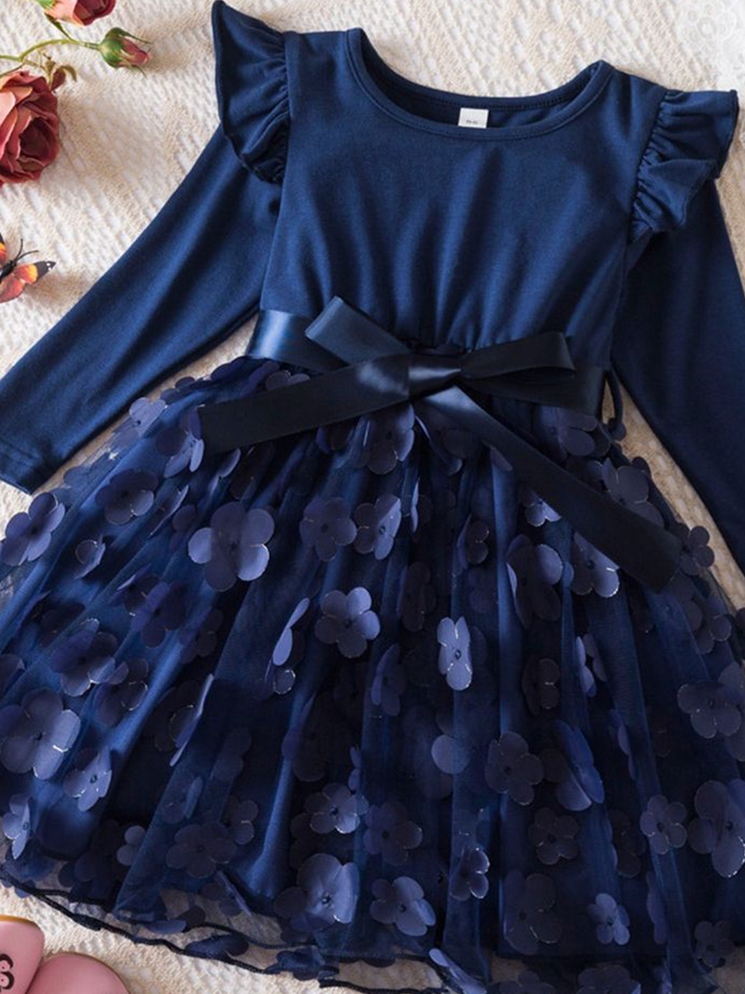 

LULU & SKY Fit & Flare Dress, Blue