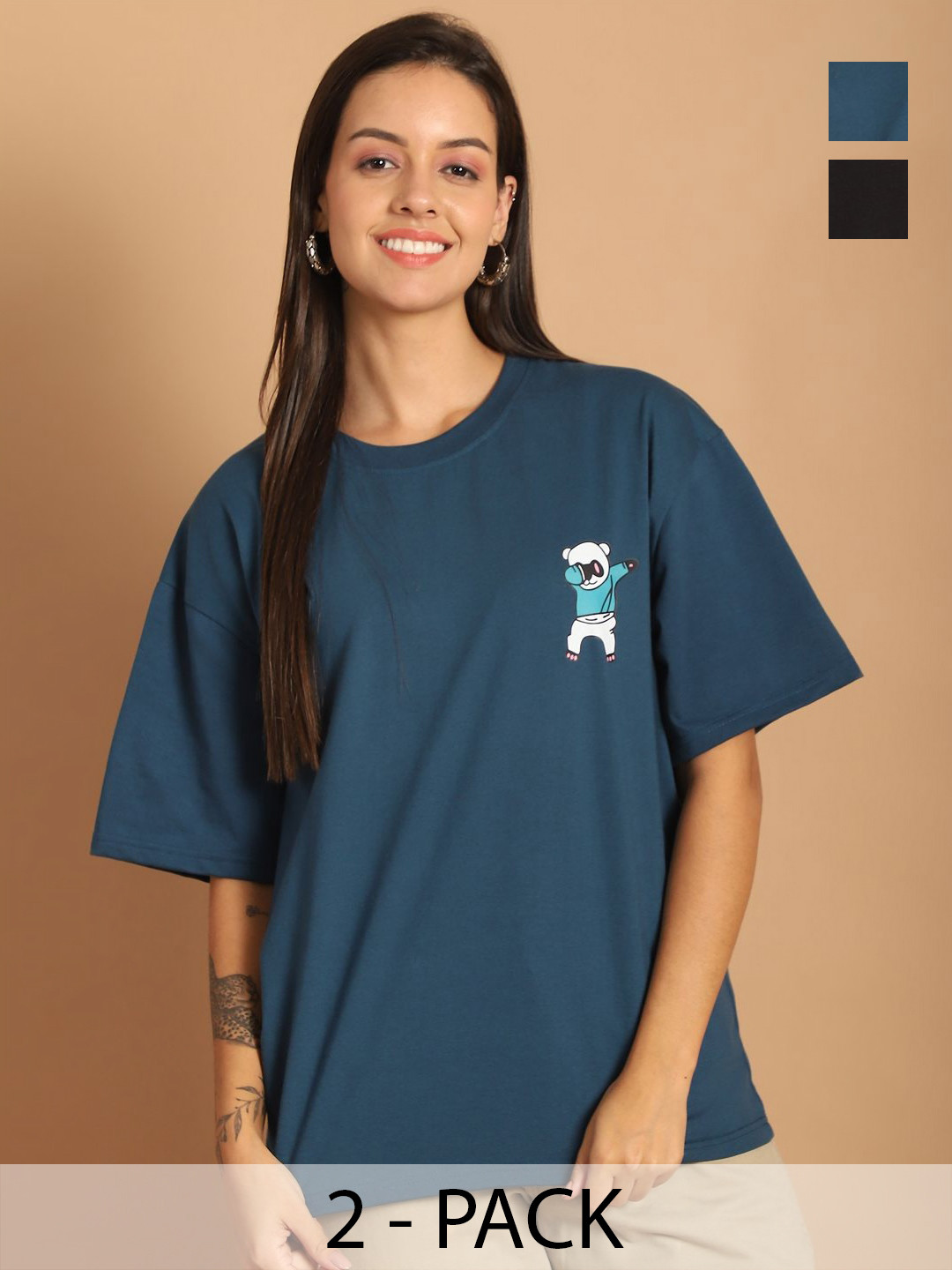 

Dreambe Women Printed T-shirt, Multi