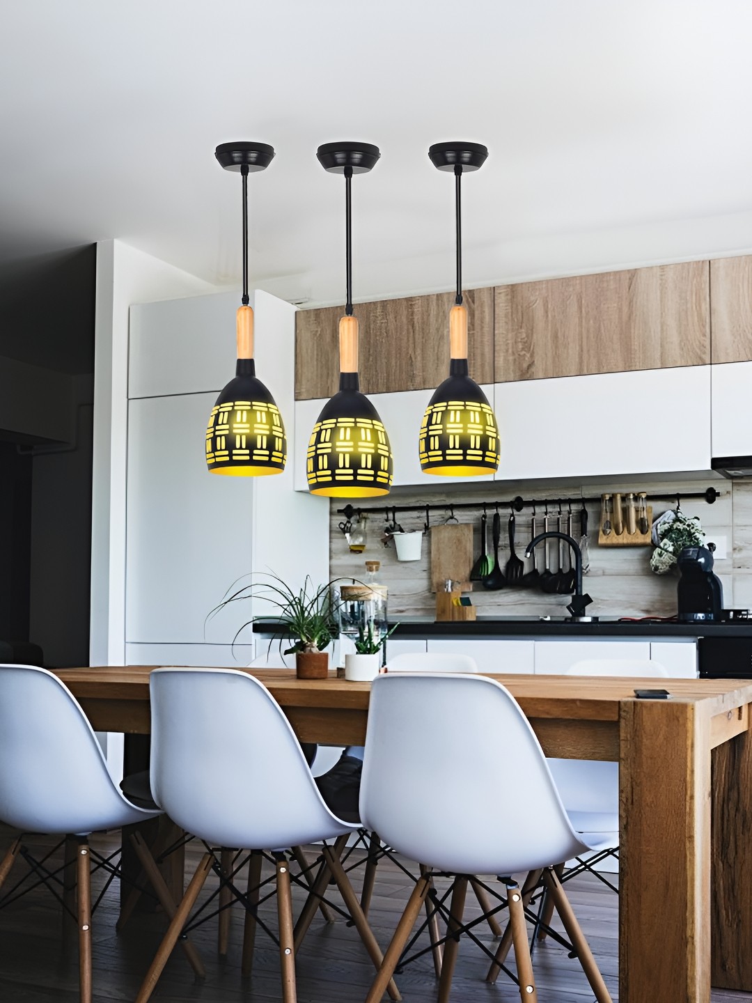 

GAUVIK Black Aluminium Ceiling Lamp